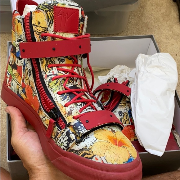 Giuseppe Zanotti Rare ComicBook High Top sneaker - Picture 2 of 5